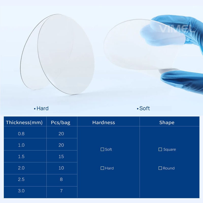 Dental Lab Round Hard Splint Sheet Thermoforming Material for Vacuum Forming USA