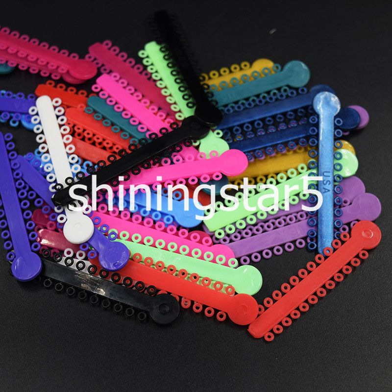 1040 Dental Orthodontic Ligature Ties Elastics Rubber Band Ligaduras Elastomeric