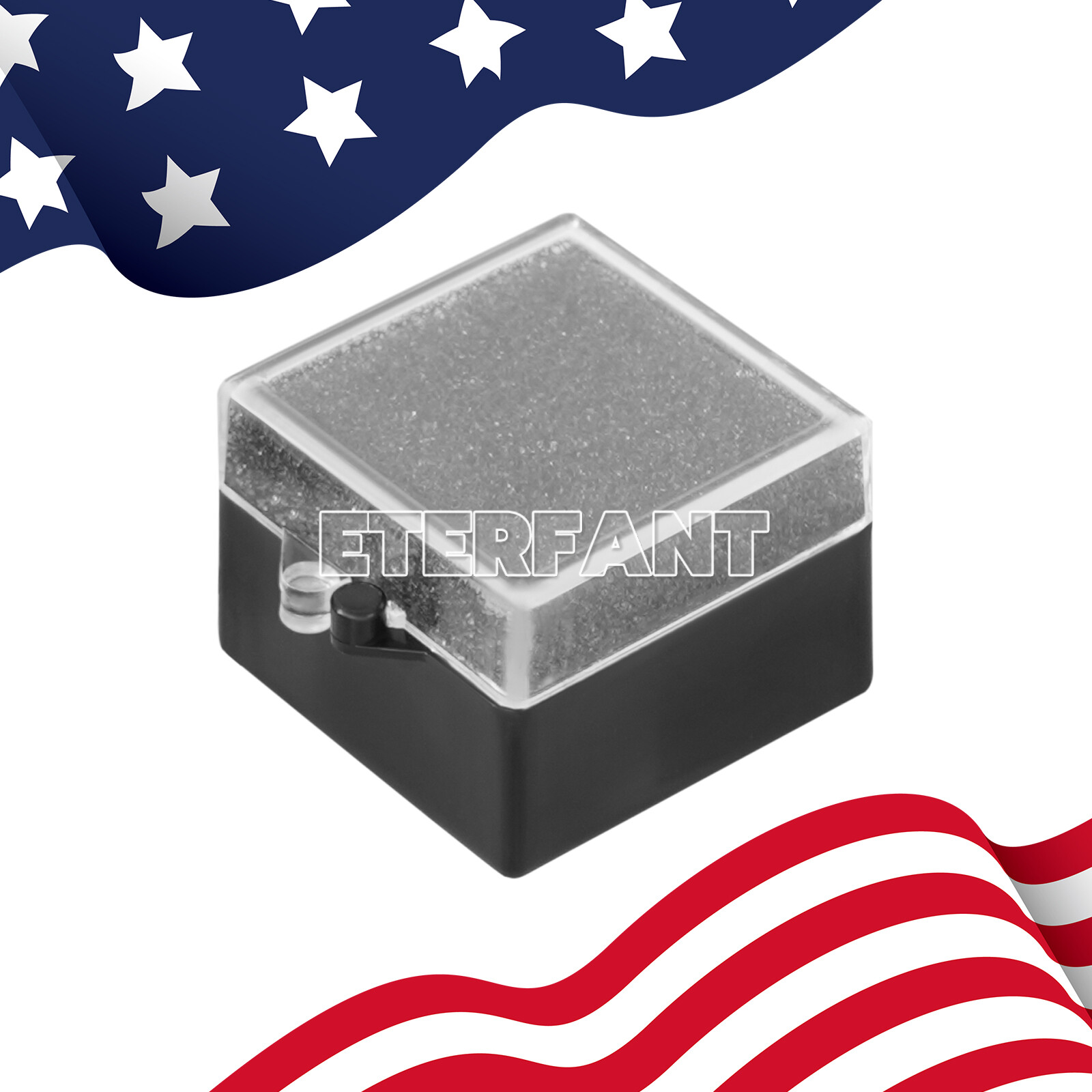 1000XDental Lab Crown/Veneer/Bridge Boxes – 1″ – Clear Top with Sponge Fillers
