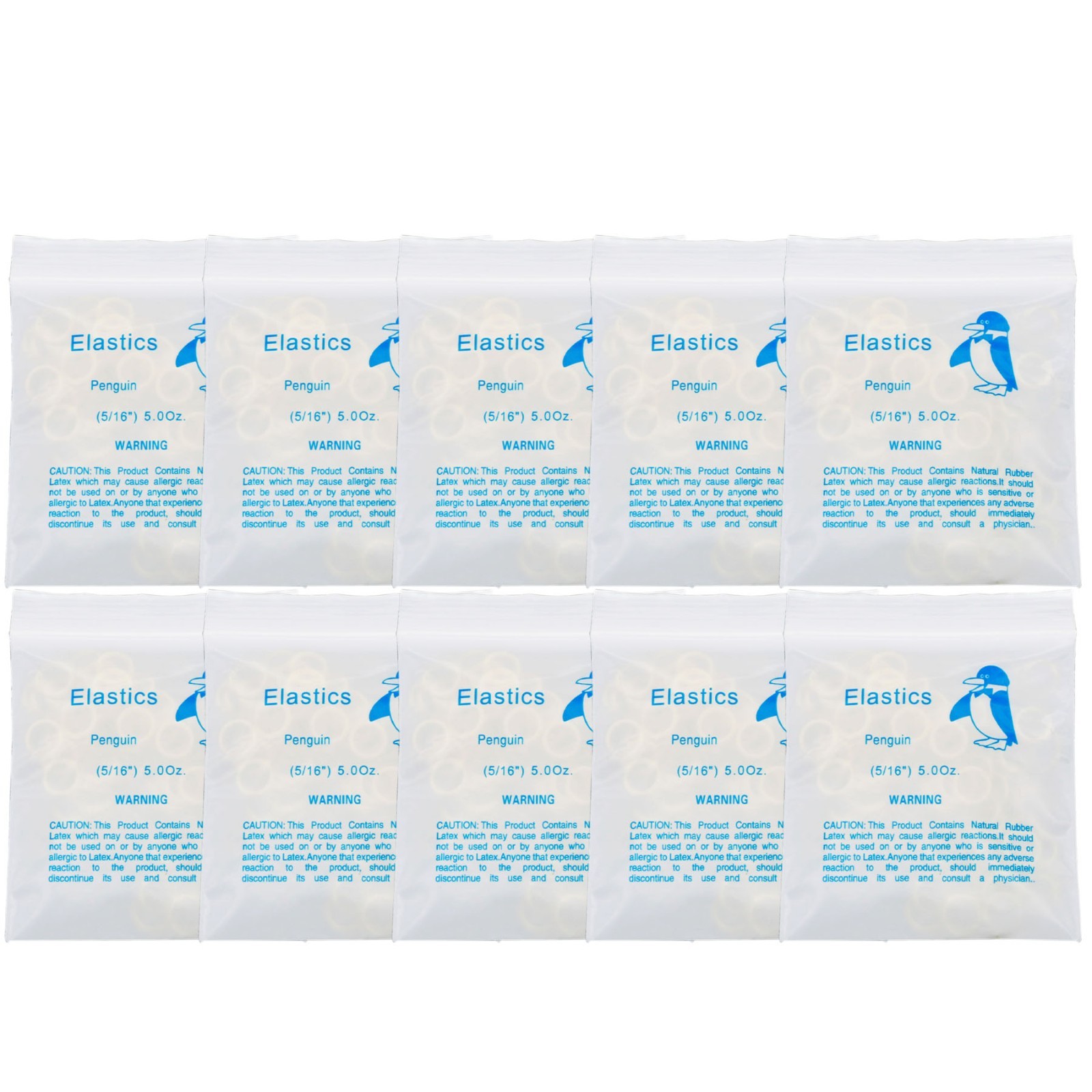 US Dental Orthodontic Rubber Bands Ortho Elastics Latex Brace 15 Size For Choice
