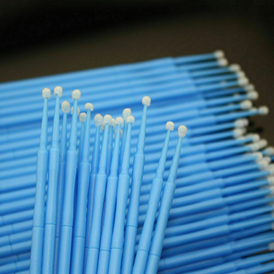 100Pcs/Bag Dental Microbrush Disposable Applicators Tips Micro Brush Cleaning
