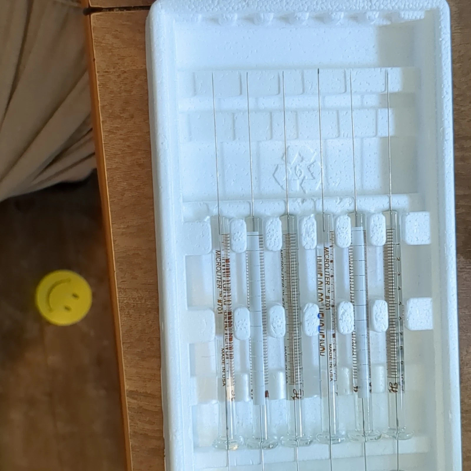 Hamilton 701N Syringe 10 uL Luer Lock Tip MPN 80366 for GC sampling