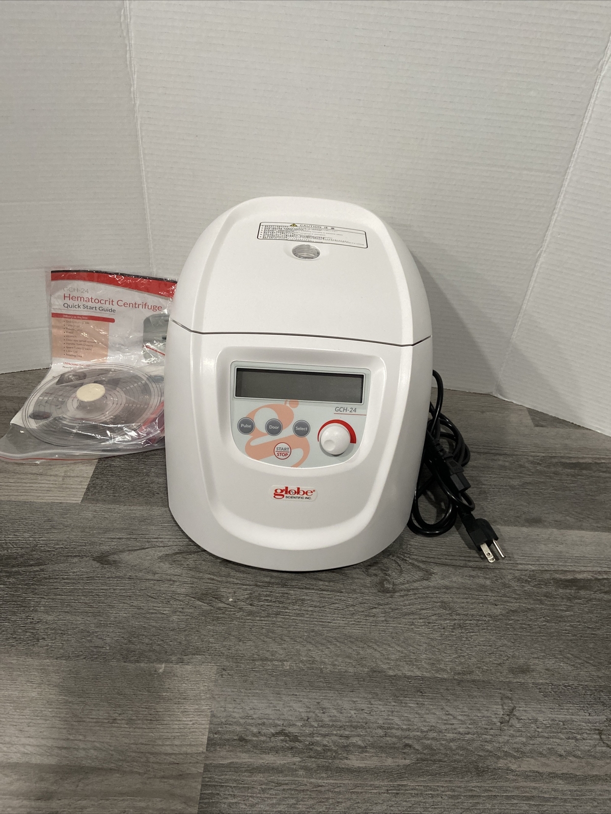 GLOBE SCIENTIFIC GCM-24 Centrifuge with Rotor,Benchtop,Brushless