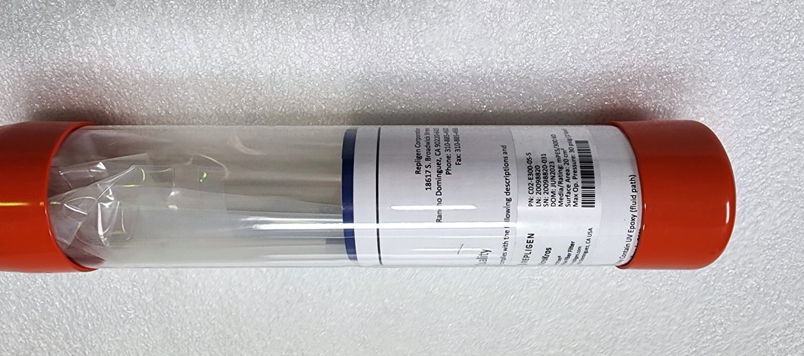 Repligen C02-E300-05-S, MICROKROS 20CM 300K MPES 0.5MM MLL X FLL 1/PK STERILE