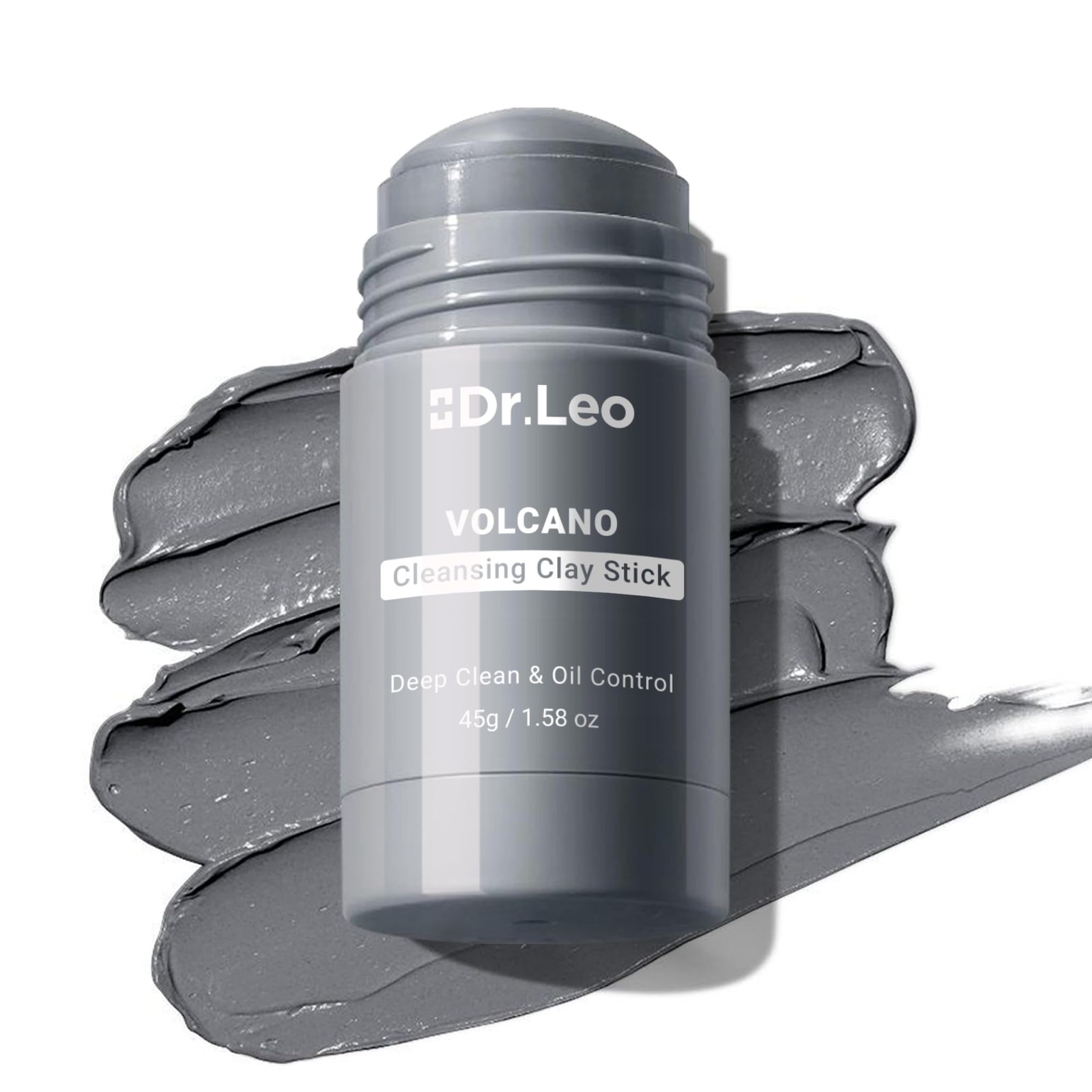 Dr.Leo Deep Pore Cleansing Blackhead Remover 1.58 Ounce (Pack of 1), Grey