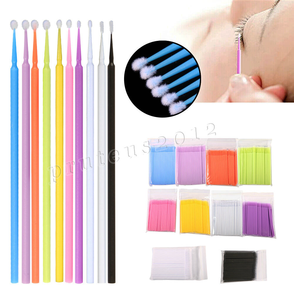 Dental Disposable Makeup Micro Applicator Brush Eyelash Extension Micro Brush