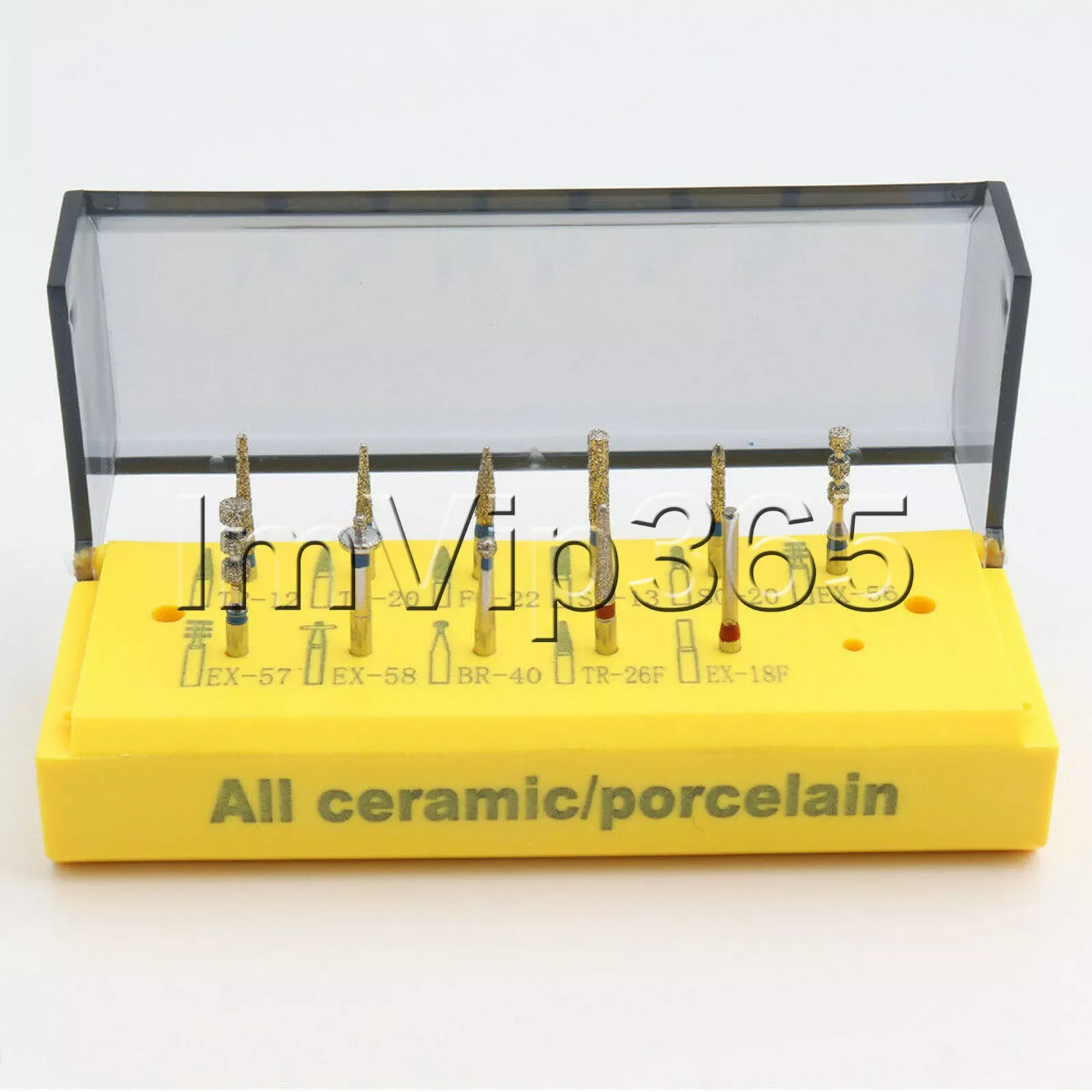 Dental Diamond Burs All Ceramic/Porcelain /Anterior Veneer/Broken Crown/Standard