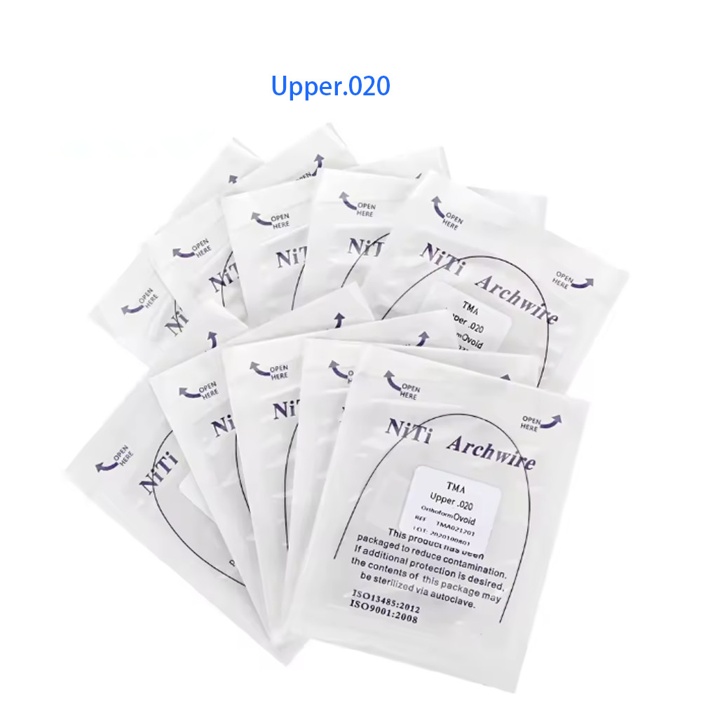 Dental Orthodontic TMA Beta Ti-Mo Alloy Round Arch Wires Ovoid