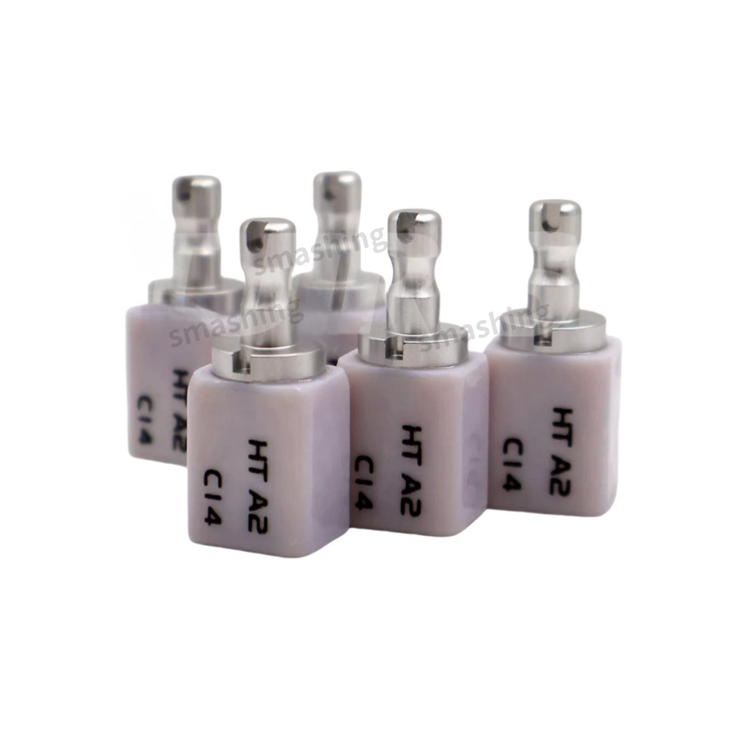 5Pcs C14 Emax Dental Glass Ceramic HT LT Lithium Dislicate CAD/CAM Cerec Blocks