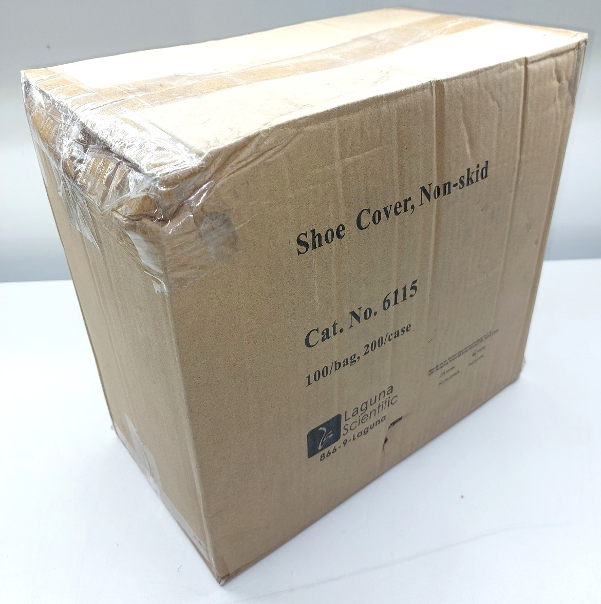Disposable Shoe Covers, 200/Box (100 Pairs), Non-Slip, Durable, Indoor No.6115