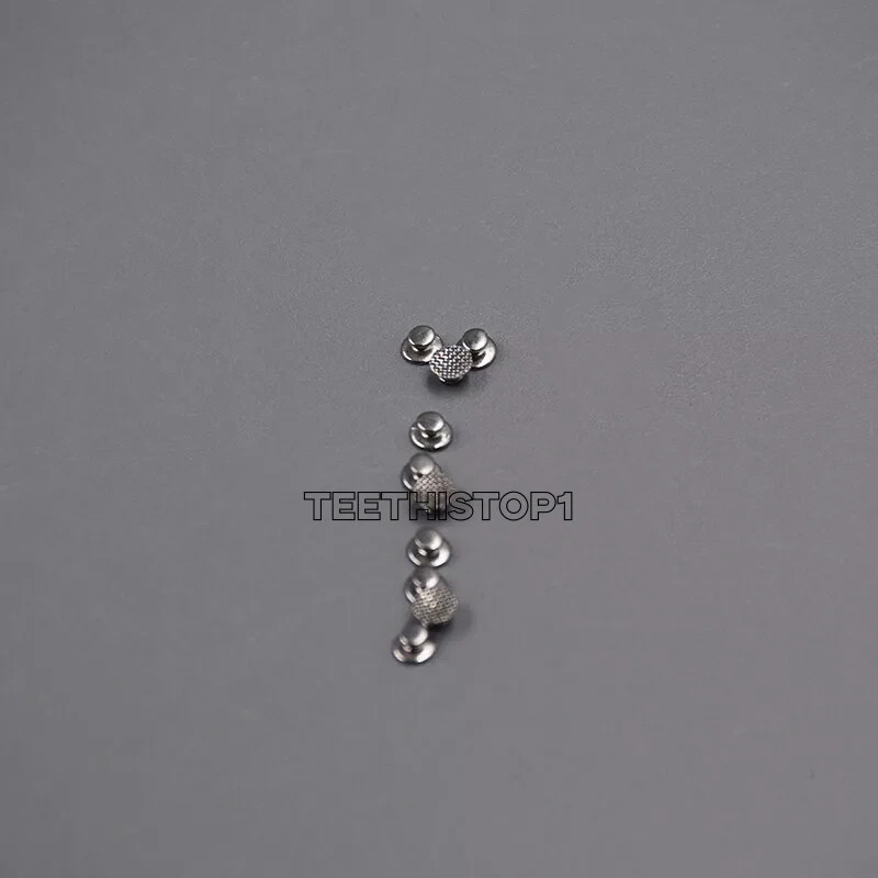 50 Pcs Dental Supplies Orthodontic Ortho Lingual Buttons for Bondable Round Base