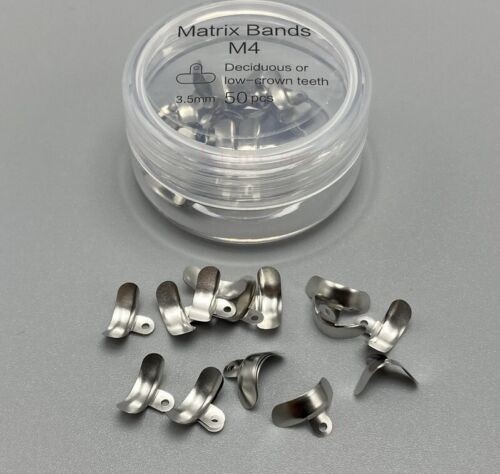 Dental Sectional Matrix M4 1.0 Matrices Refill All Sizes 50/PACK Tofflemire Type