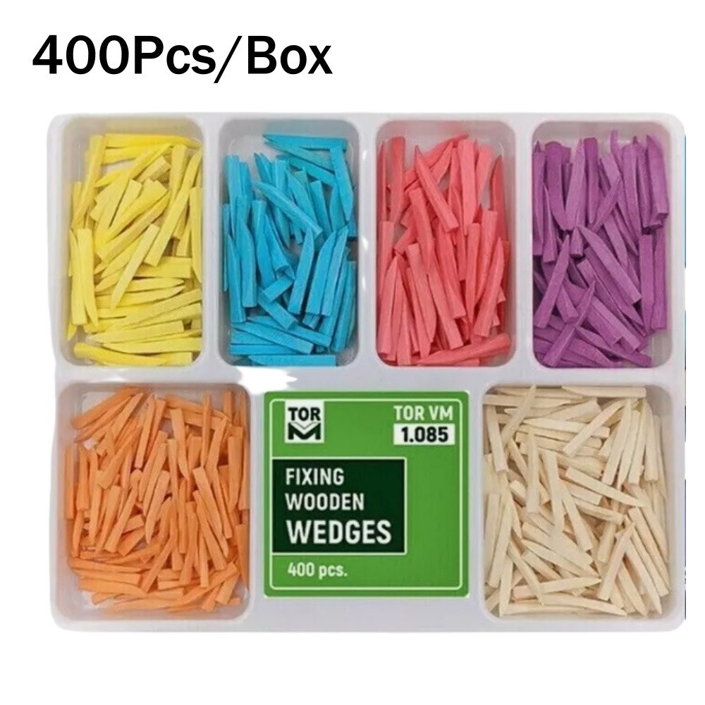 Dental Disposable Wooden Wedges Interdental Composite Wedge Tooth Gap Colorful