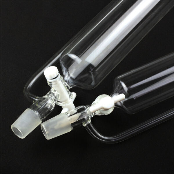 25ml-500ml Funnel PTFE Stopcock receiver Glassware Laboratory Organic