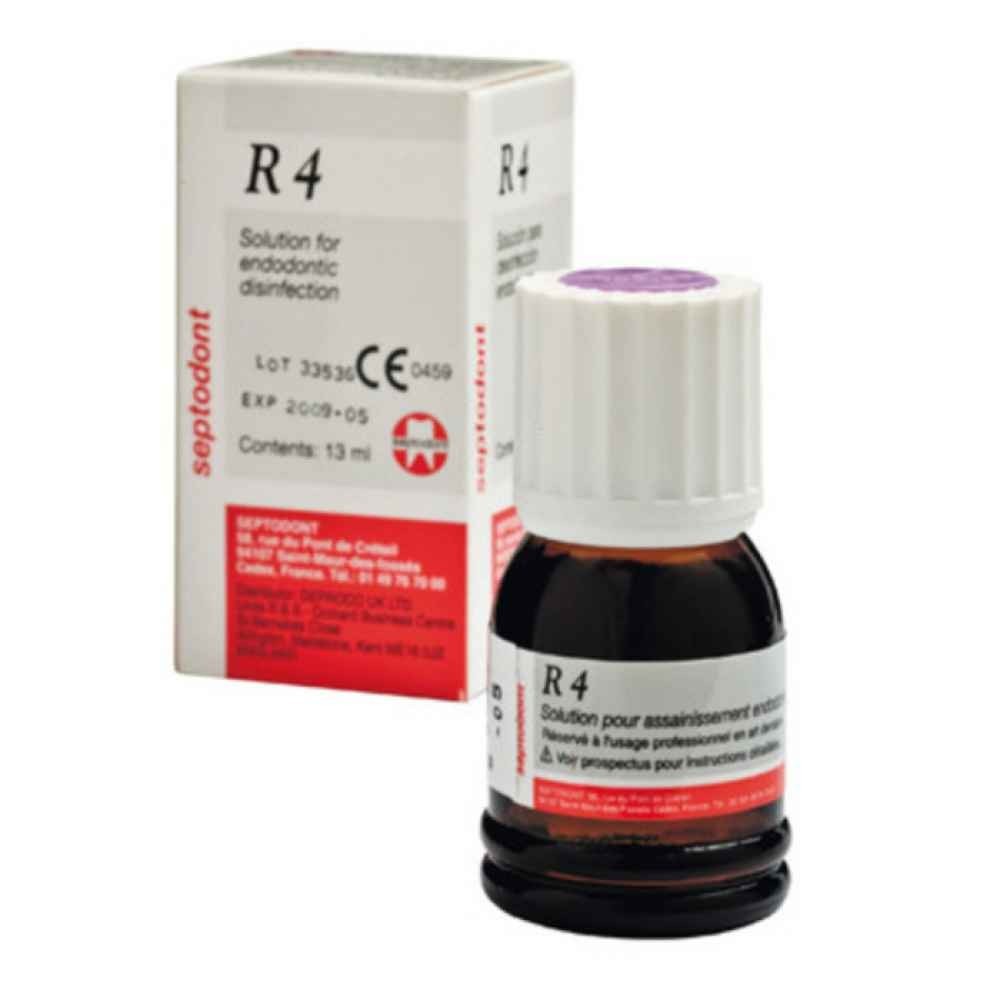 Dental R4 Digluconate Solution for RCT Disinfection Treatment 13ml Pack