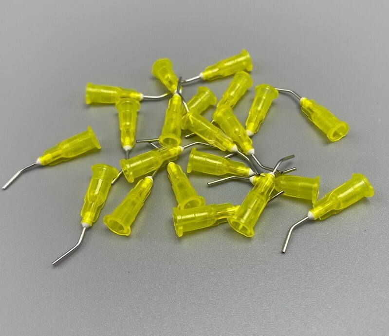 100Pcs/pack Dental Needle Tips for Etch Gel Composite Flow Applicator 18/19/20G