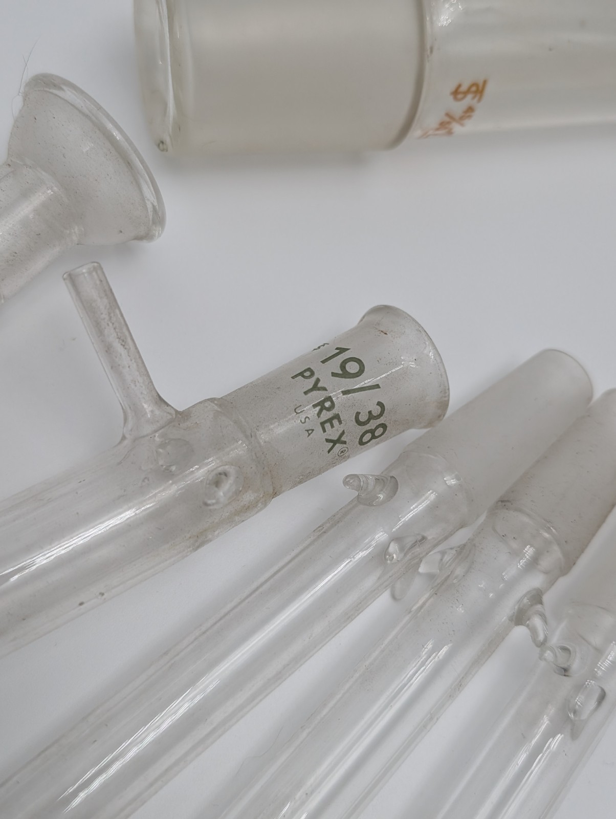 22 Piece Lot Lab Glassware PYREX 500-10 mL Boilng Flasks Scientific Equipment