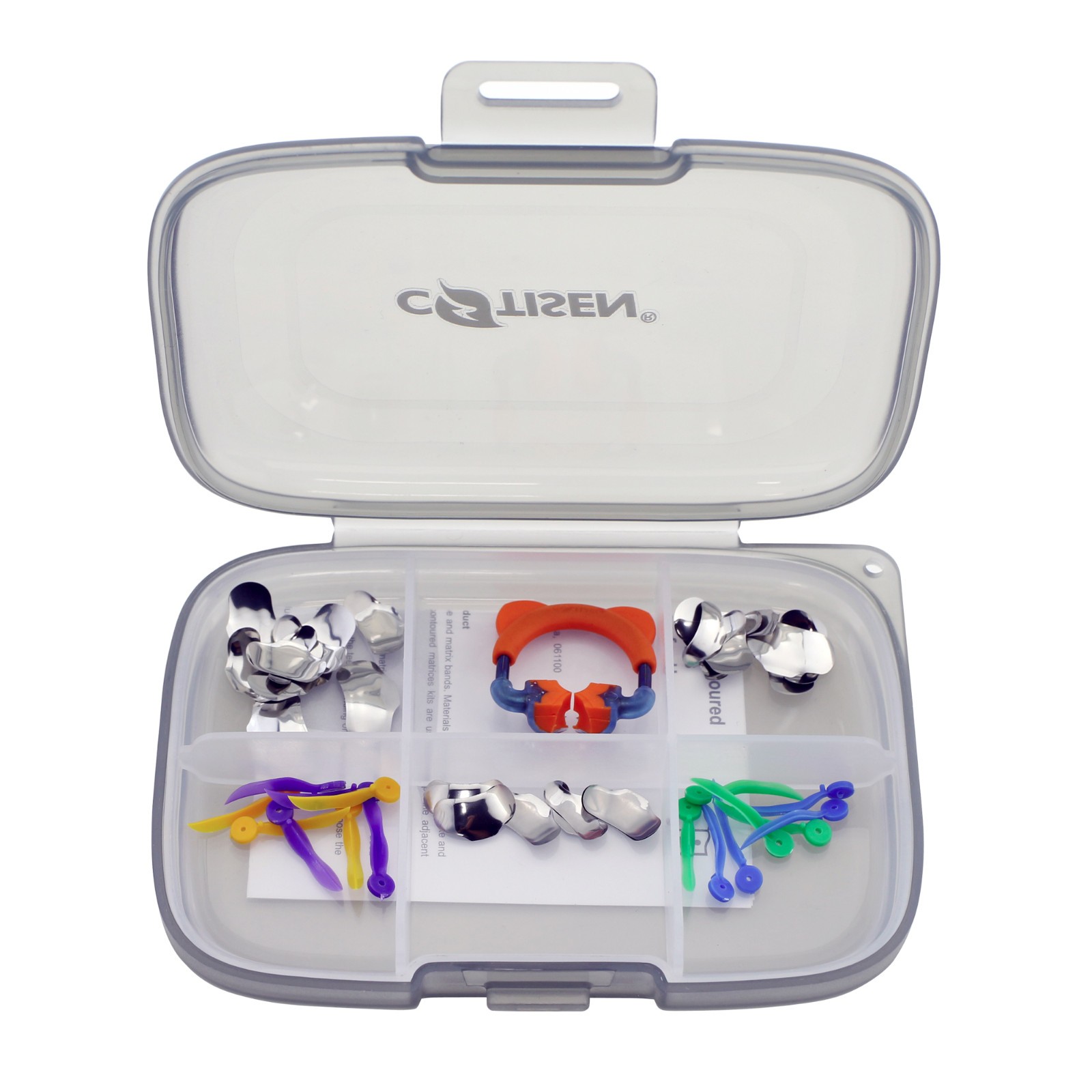 Dental Sectional Contoured Matrices Kit Matrix System Bands Niti Clamping Rings