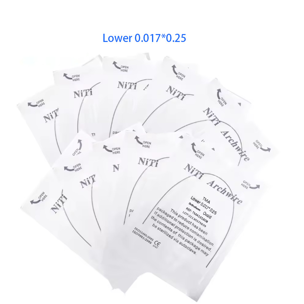 1pc/pack Dental Orthodontic TMA Beta Ti-Mo Arch Wires Rectangular Ovoid Form