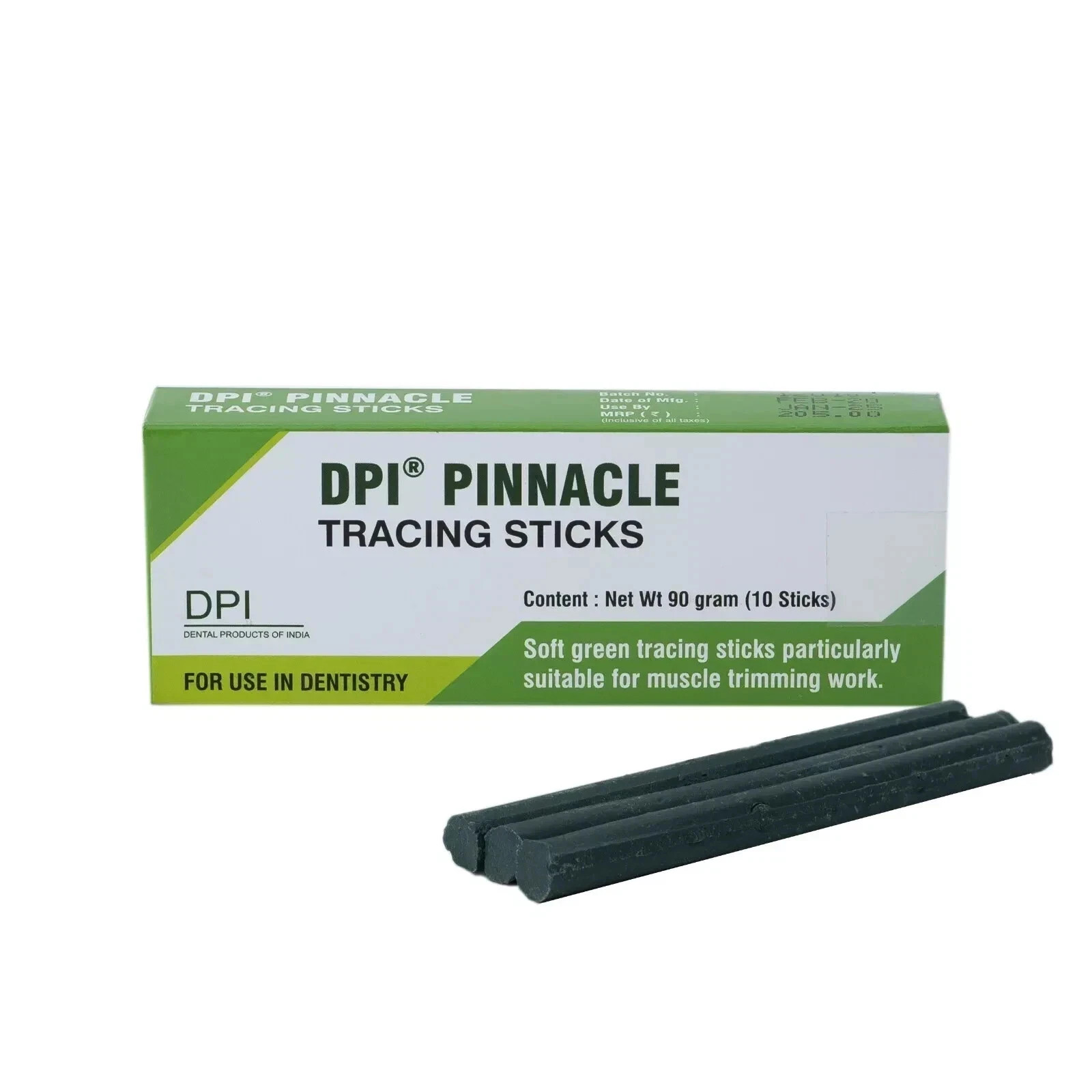 Green Sticks Wax Impression Compound Box DPI 10 Sticks Dental FREE SHIPPING