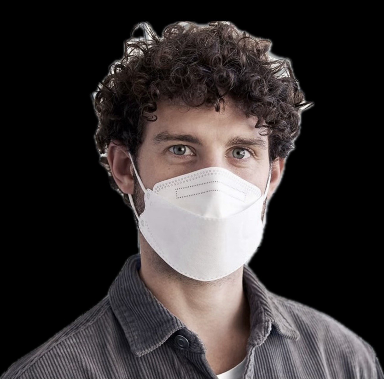 White KN95 Protective 5 Layer Face Mask BFE 95% Disposable KN95 Mask 50 PCS