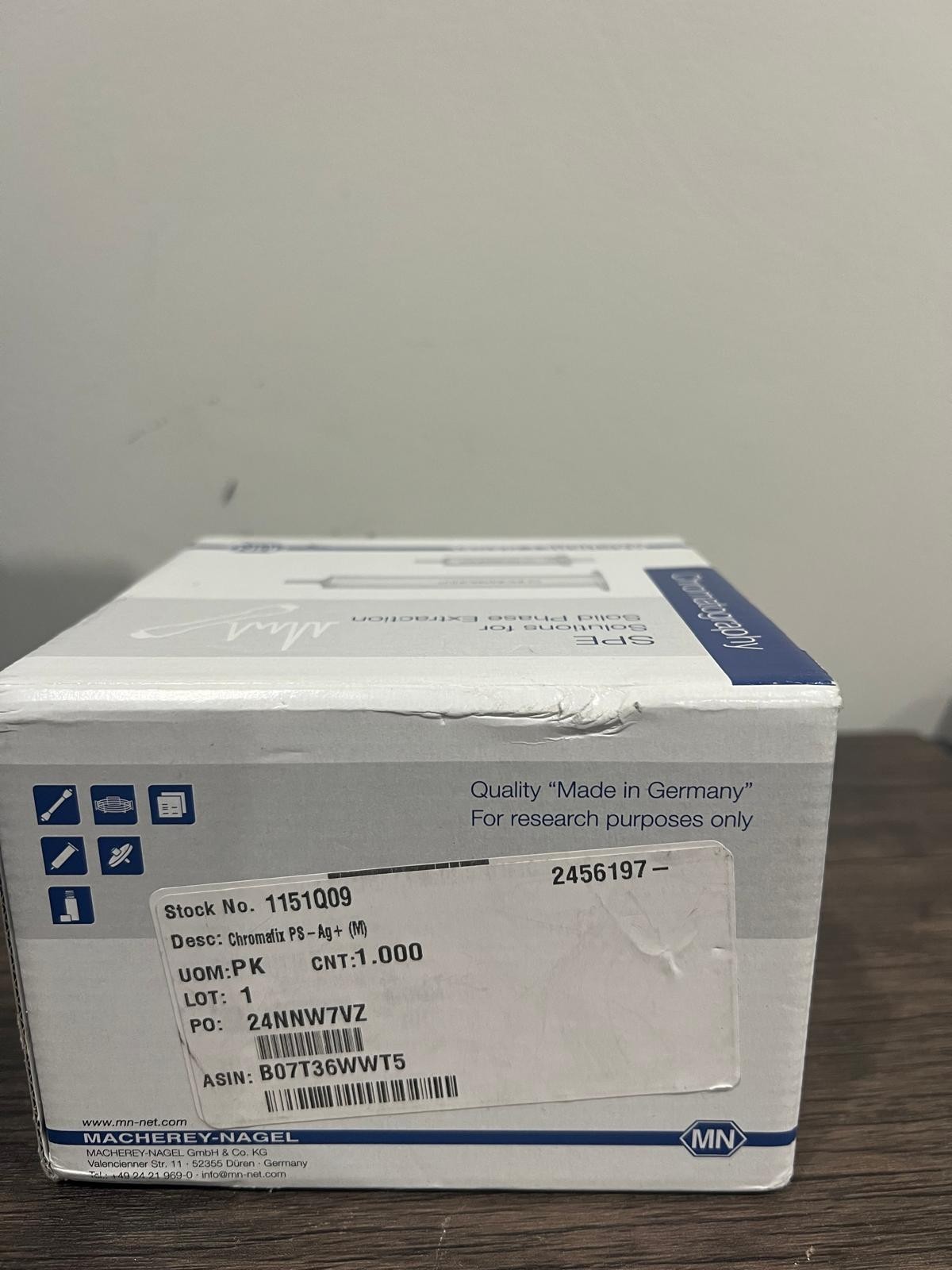 SPE Cartridges Solid Phase Extraction Chromafix PS-Ag+ Size M 50 pcs