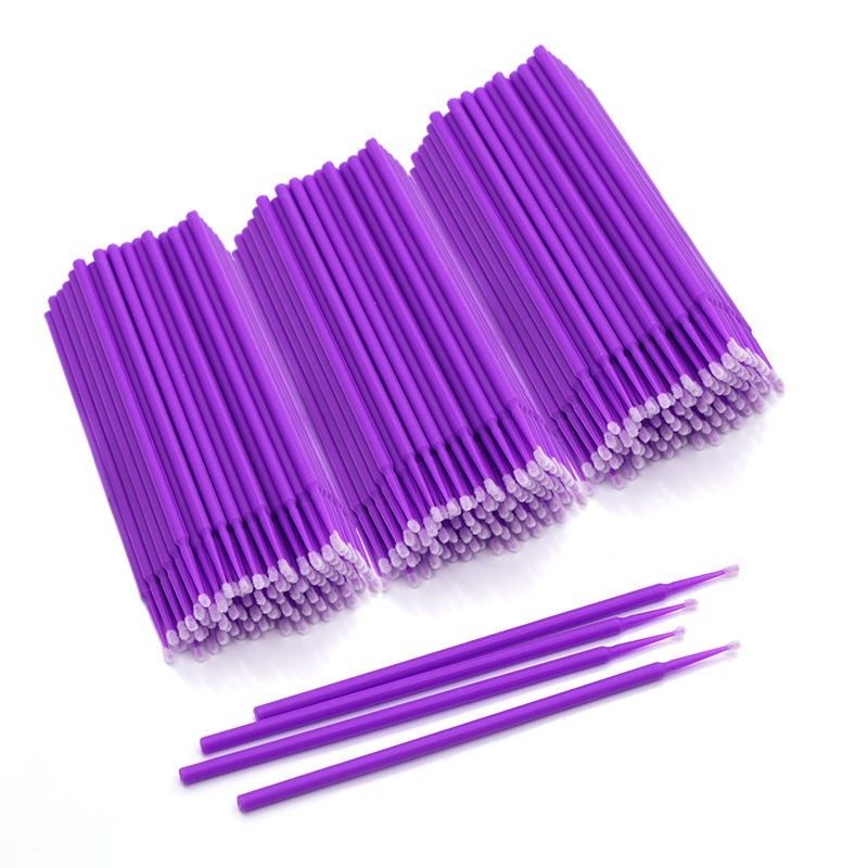 Disposable Makeup Eyelash Extension Removal Micro Applicator Brush Mascara