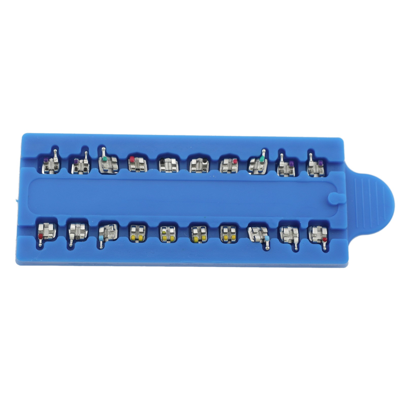 MIM MINI Orthodontic Brackets Dental MBT Roth 022 345w/h Hooks OC Metal Braces