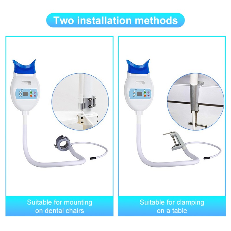 Dental Cold Light Teeth Whitening Machine Lamp Bleaching 40W Blue 8*LED Light