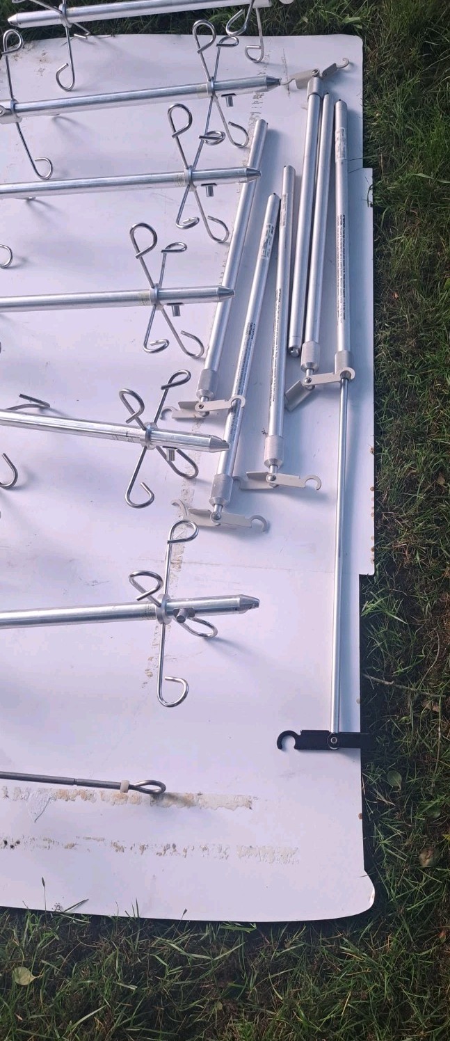 Telescoping Hanging Rods For IV -Welding Guns- Handles -Tools – Set of 16 Rods