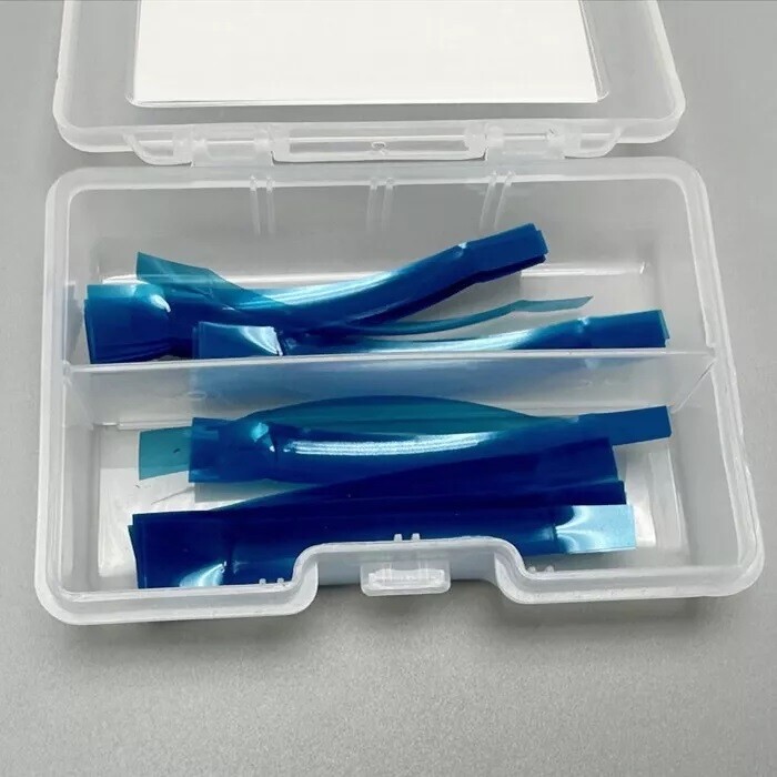 Dental Blue Strip M8 Contoured Anterior Matrix Restoration Matrices 0.05mm
