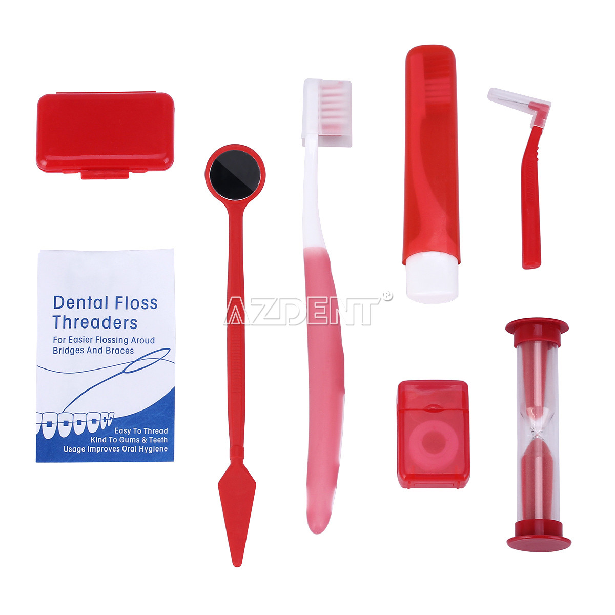 20 X AZDENT Dental Orthodontic Oral Care Kit Hygiene Clean Tools Teeth Whitening