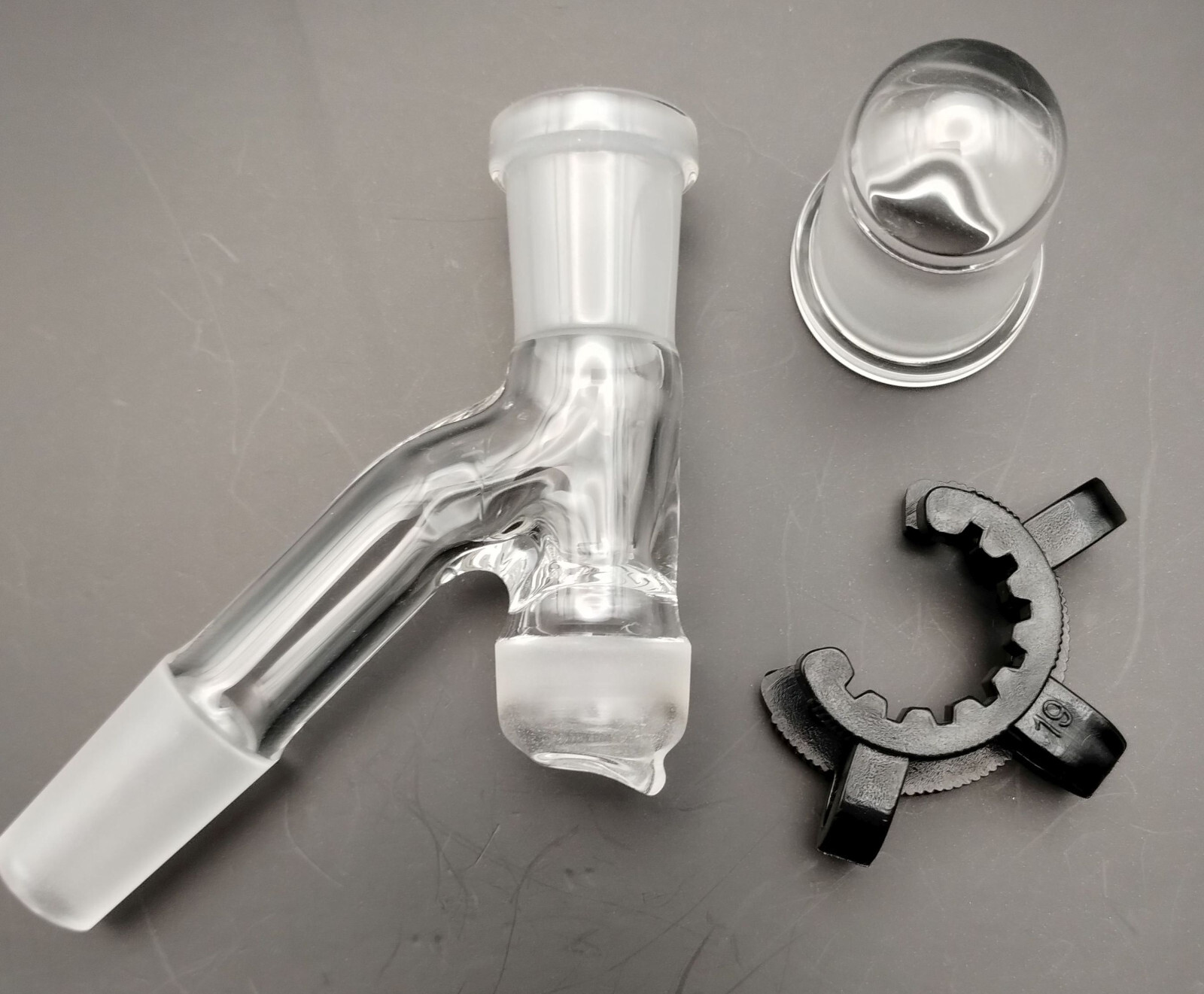 14mm Female – 14mm 45 Degree Male Glass Reclaim Removable Jar USA