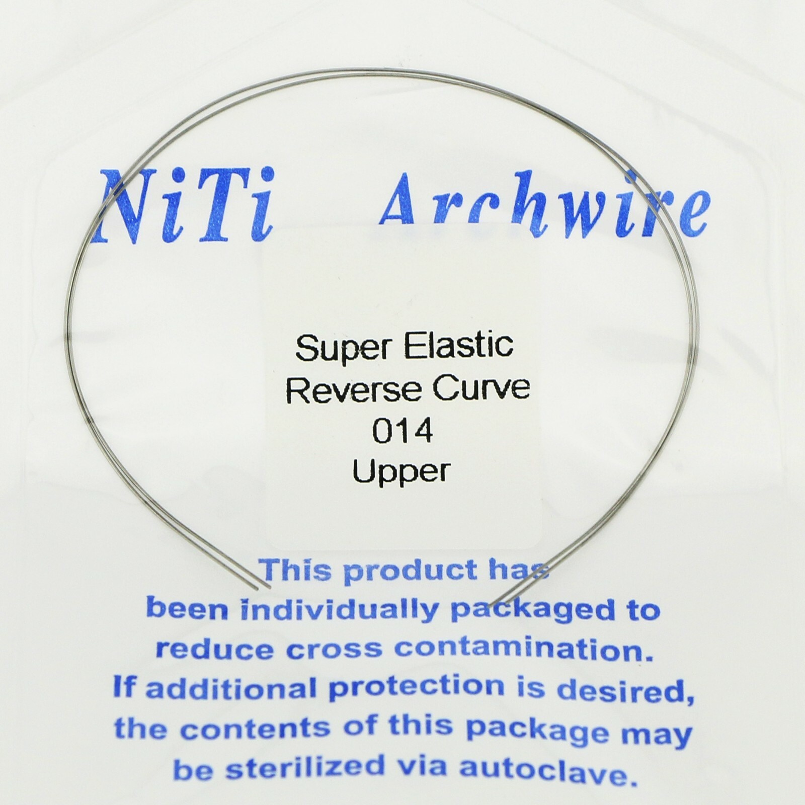 US 20 Pcs Dental Orthodontic Reverse Curve Round Niti Arch Wire Upper/Lower