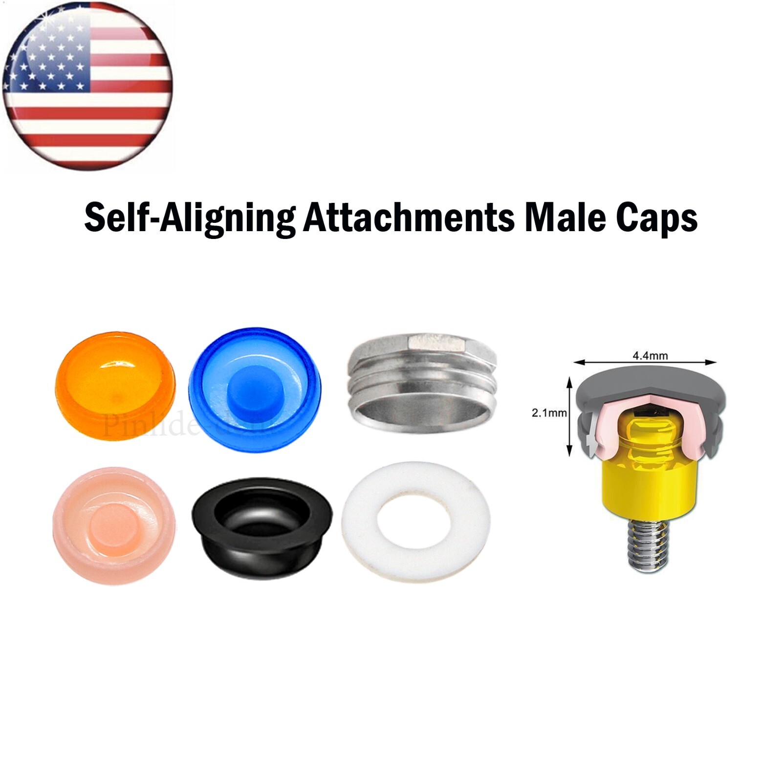 US Dental Locator Attachment Abutment for Hiossen ET III /Osstem/Snucone Regular