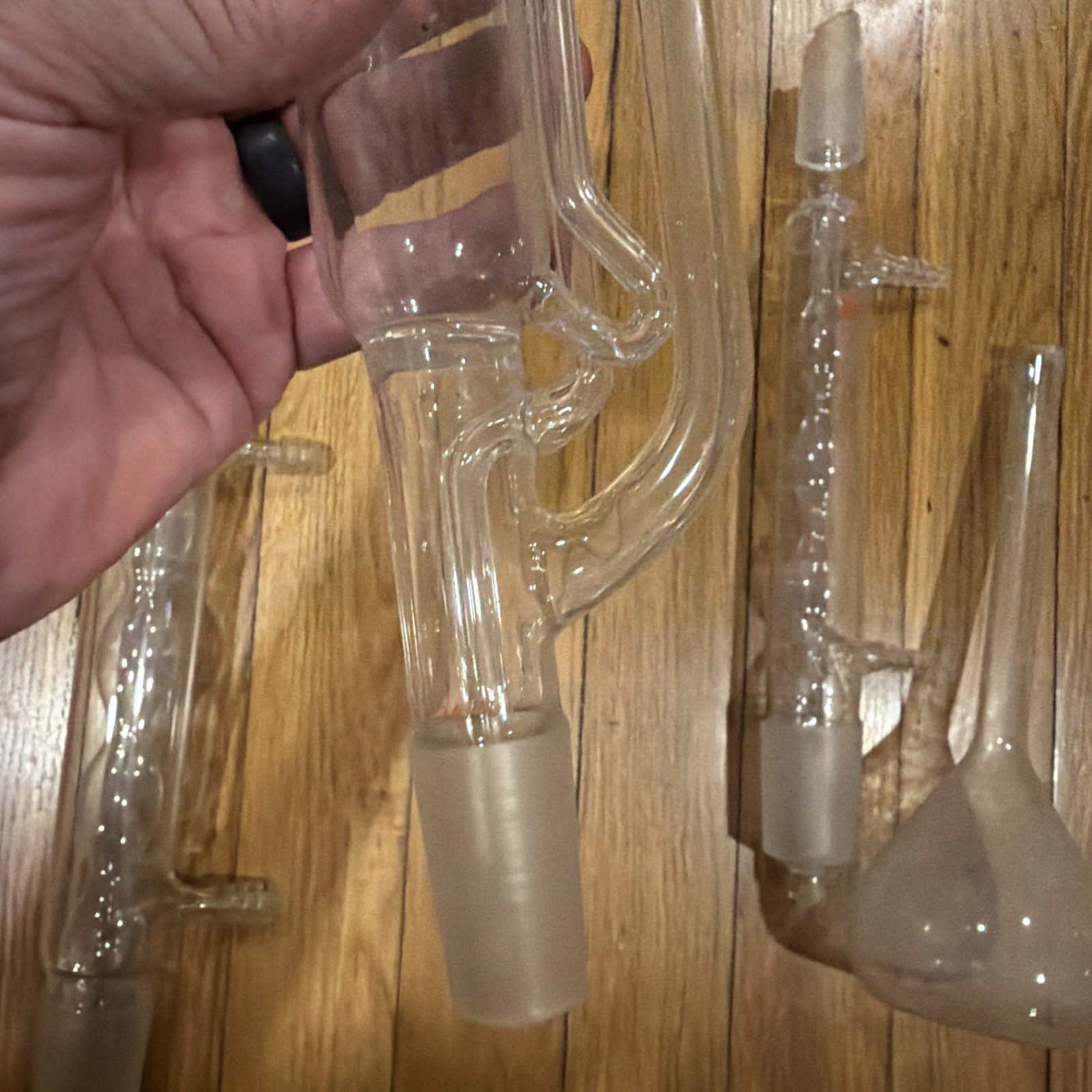 Ace Glass Distillation Extractor Glass Condenser Set 34/45 Laboratory Used