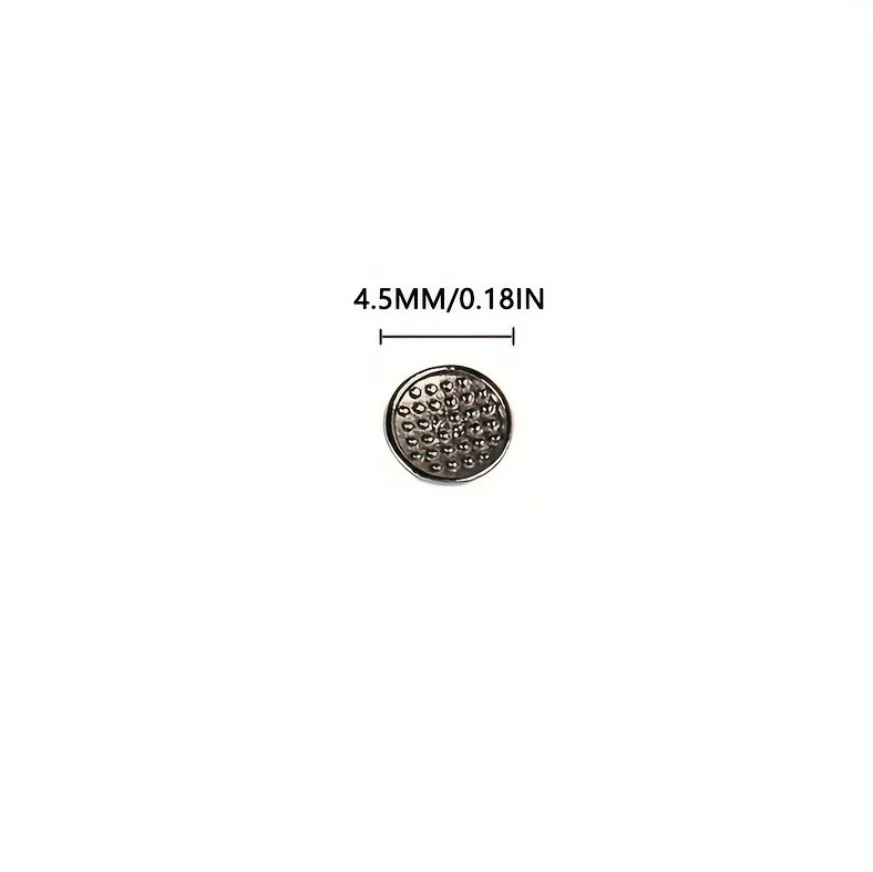 10pcs Silver Dental Orthodontic Lingual Buttons Bondable Metal Brackets – NEW