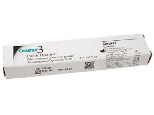 5 X CERAMCO 3 Base Paste OPAQUE 0.07 FL OZ ( 2ml ) free shipping