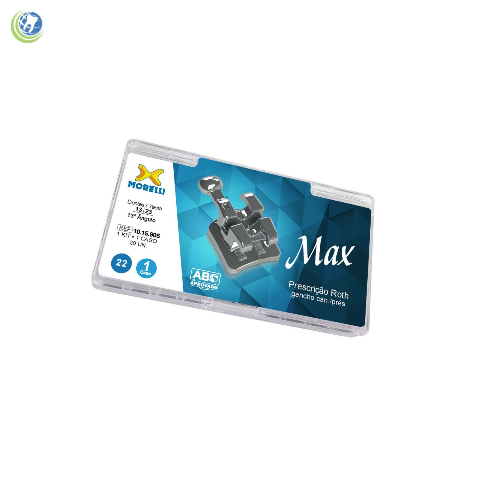 BRACKETS CASE ROTH MAX 0.22 MORELLI 1015905 Orthodontic USA seller
