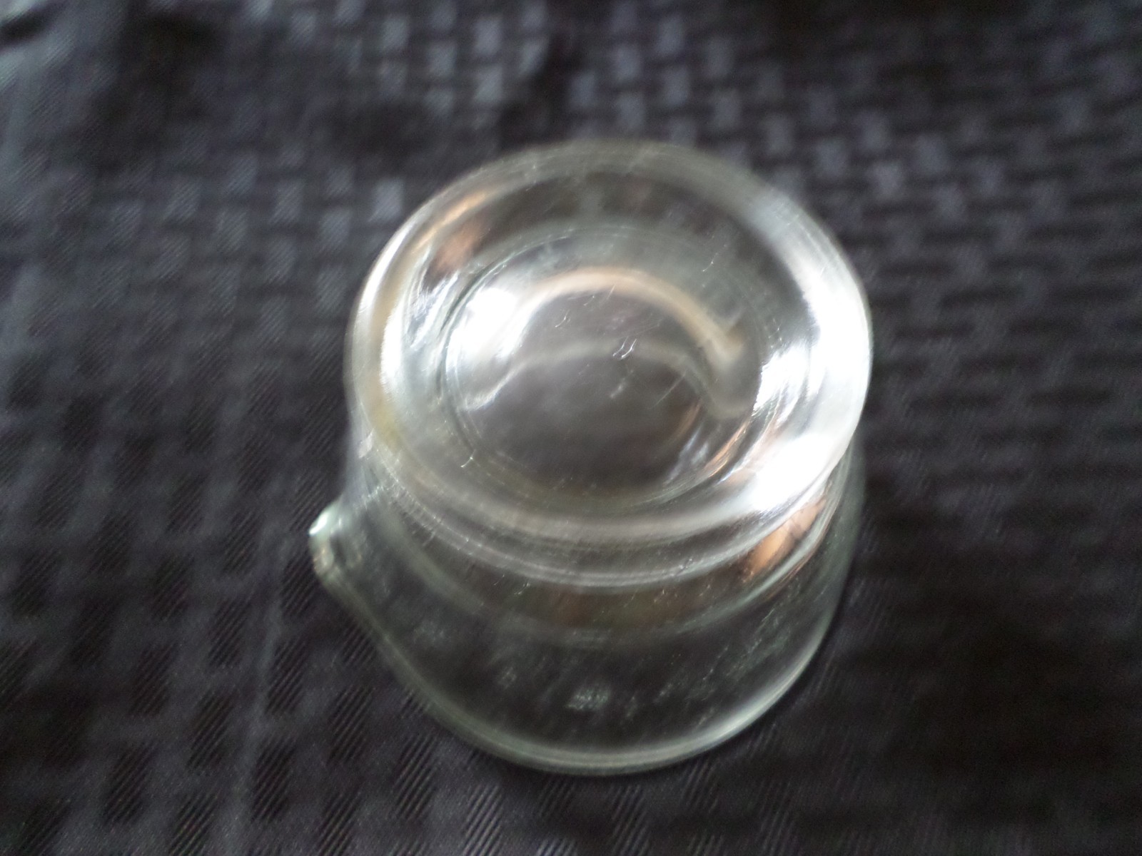 Unbranded Lab Glass Small 4oz Grinding Mortar Only, Chipped, 12-970B