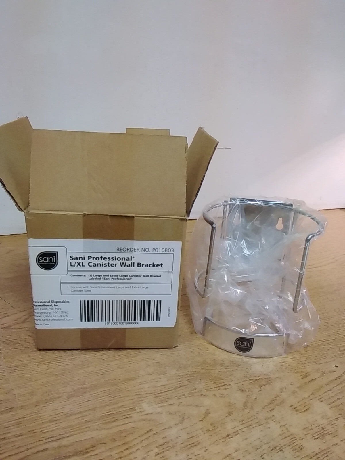 Sani L/XL Professional Canister Wall Bracket P010803