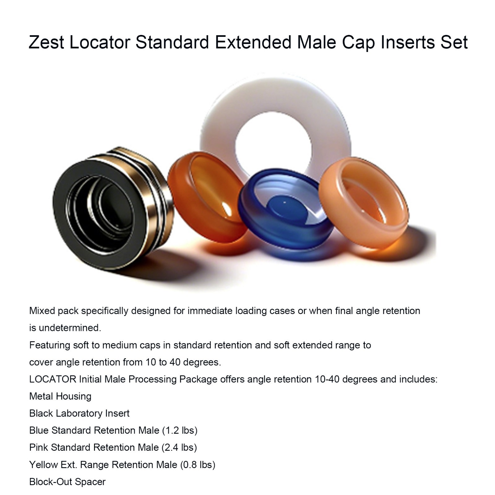US Mini Platform ZEST Locator Legacy Abutment For Hiossen ET Implant Overdenture