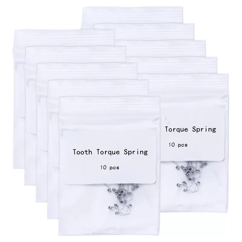 10 Pcs/bag Dental Orthodontic Anterior Torque Rectangular Torquing Spring L/M/S