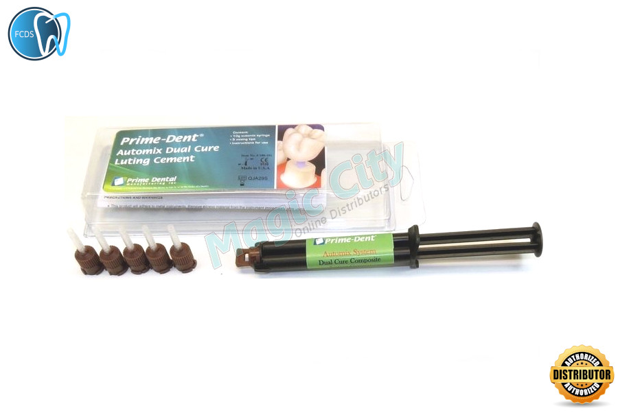 Adhesive Dual Cure Permanent Luting Cement Ionomer Crown Bridge – White Opaque