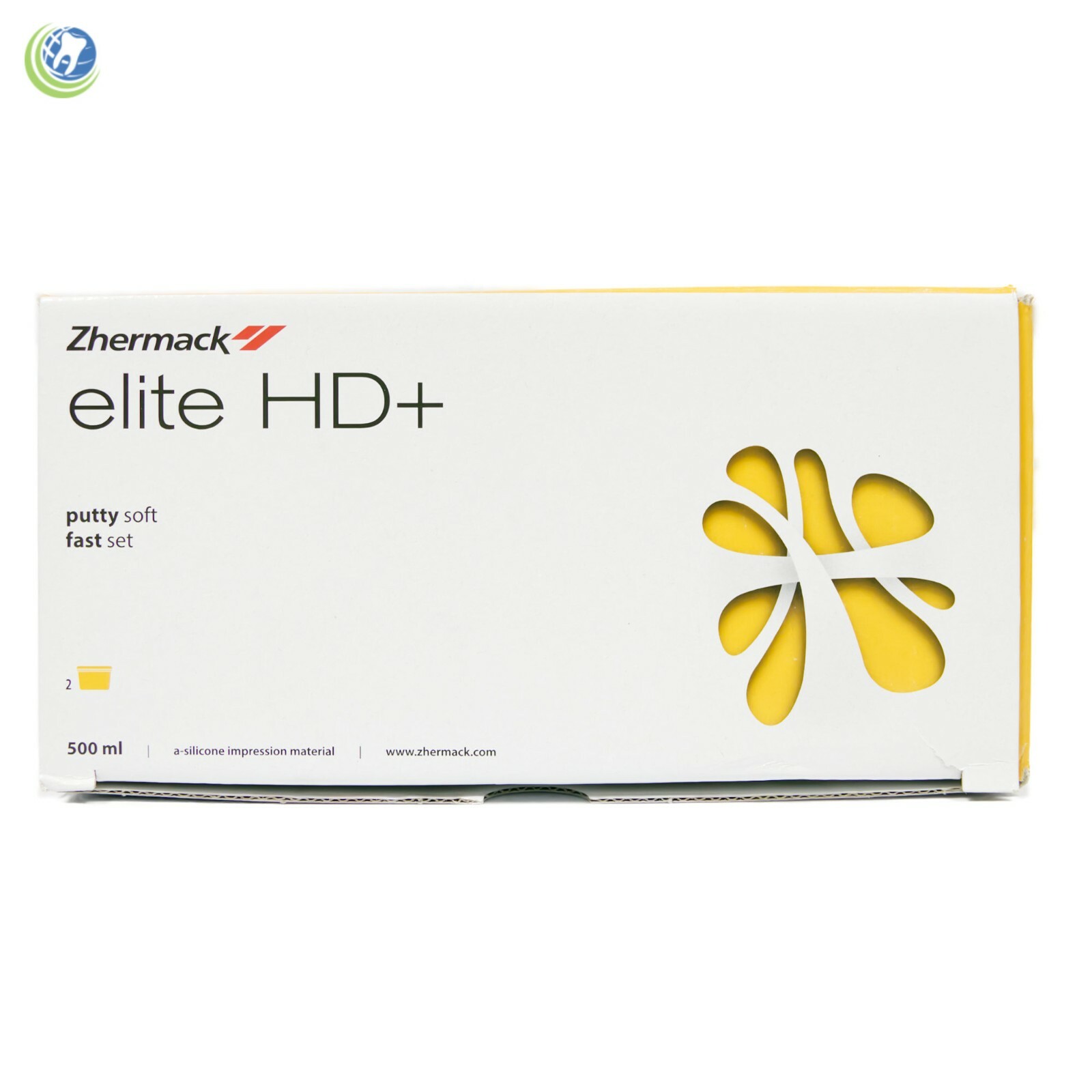 DENTAL IMPRESSION SILICONE PUTTY ELITE HD+ SOFT FAST SET 500ML ZHERMACK