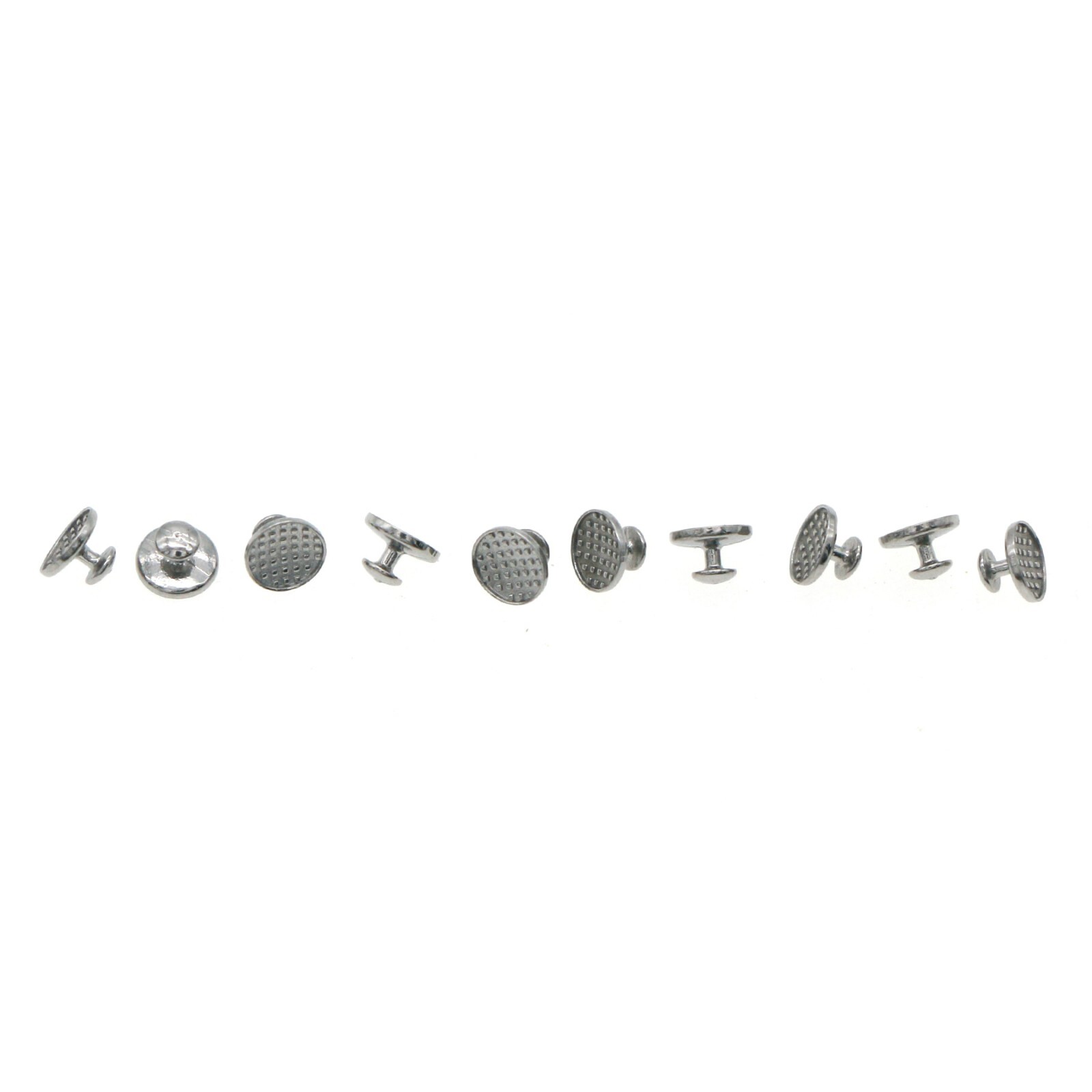 US 10 Packs Dental Orthodontic Lingual Buttons Bondable Round Base Ceramic/Metal