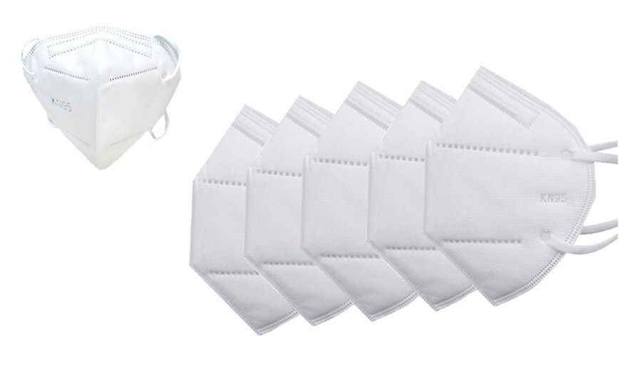 KN95 Protective 5 Layers Face Mask 50 PCS Non Medical Surgical Disposable Mask