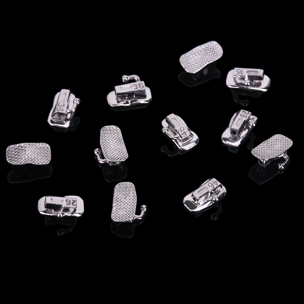 Dental Buccal Tube Roth.022 Non-Convertible Bondable 1st Molar Orthodontic