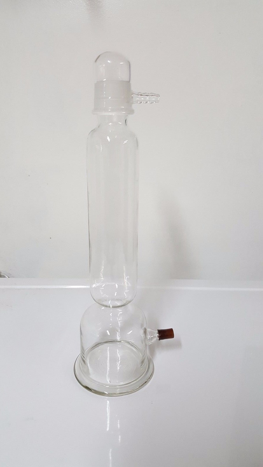 Lab Glass Drying Tower with Ground Glass Stopper 500ml new