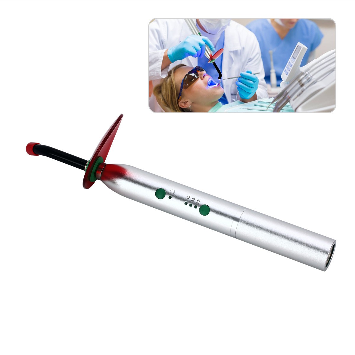 Dental Ortho Adhesive Paste Brackets Bonding Light Cure Resin /LED Curing Light